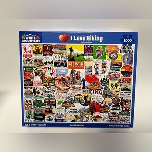 I Love Hiking White Mountain 1000 Piece Puzzle